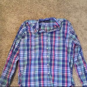 bright polo button up XLT